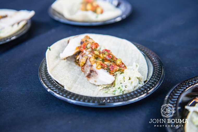Fish Tacos prepared by Chris Miracolo, Executive Chef at S3 Restaurant in Ft. Lauderdale.